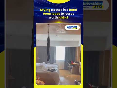 Hotel Flooded After Guest Uses Fire Hose to Dry Clothes in Shenzhen China ₹17 Lakh Damage