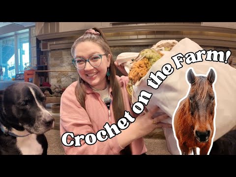 Crocheting Four Sweaters in Four Days? ~ Farm-sitting Vlog