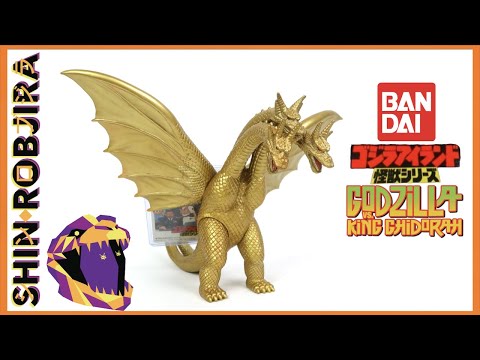 Bandai Godzilla Island Monster Series: King Ghidorah 1991 (1998 Release) | Figure Review