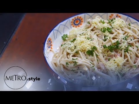 Nadia Montenegro Cooks Up Her Homemade Carbonara | Metro.Style