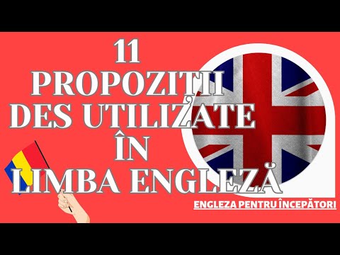 🇬🇧11 DINTRE CELE MAI UTILIZATE PROPOZIȚII ÎN LIMBA ENGLEZĂ| CURS ENGLEZA #engleza  #invataengleza