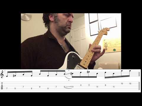 Lick of the day  47 (A major)