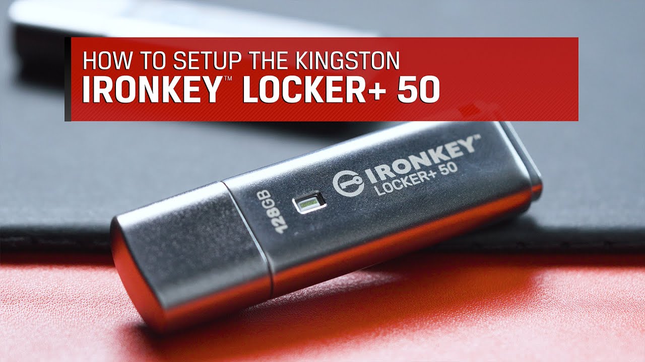 Kingston USB-Stick IronKey Locker+ 50 128 GB