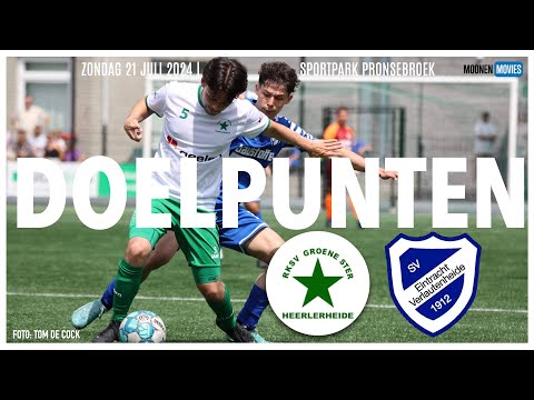 🔥 DOELPUNTEN OEFENWEDSTRIJD GROENE STER vs SV EINTRACHT VERLAUTENHEIDE (DUITSLAND)