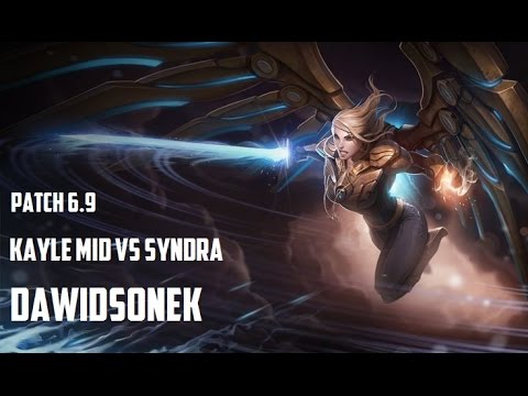 Best Kayle World - "Dawidsonek" in Midlane vs Syndra | Challenger 867 LP Patch 6.9