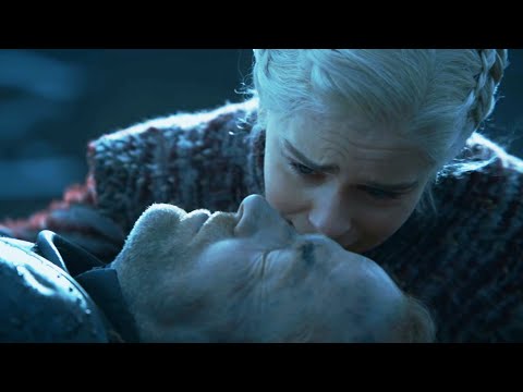 Game of Thrones 8x04 Opening Scene Daenerys kiss Jorah Before Funeral | Goodbye to Heroes Scene