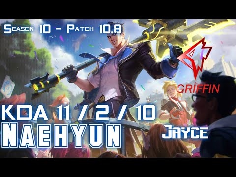 GRF Naehyun JAYCE vs LEBLANC Mid - Patch 10.8 KR Ranked