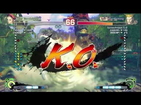 GameOutttt [Guile] vs Grayday [Cammy] SSF4 Arcade Edition - Xbox Live Ranked Match