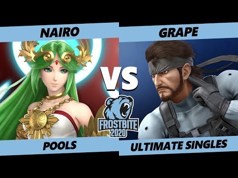 Frostbite 2020 SSBU Pools - NRG | Nairo (Palutena) Vs. FYC | Grape (Snake) Ultimate Singles - SSBU