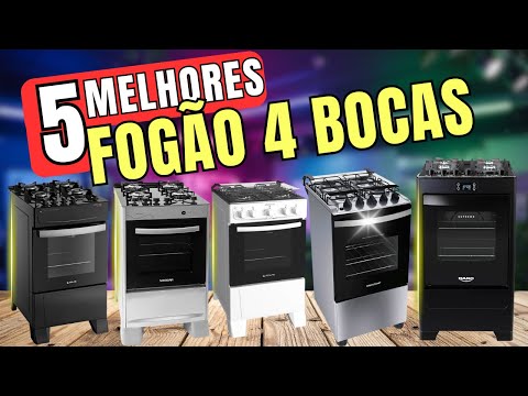 Qual o melhor fogão 4 bocas 2026 para comprar HOJE? TOP 5 melhores fogões 4 bocas do mercado!