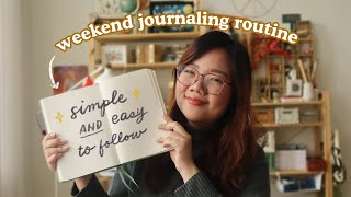 My Weekend Journaling Routine using Hobonichi Techo | Abbey Sy