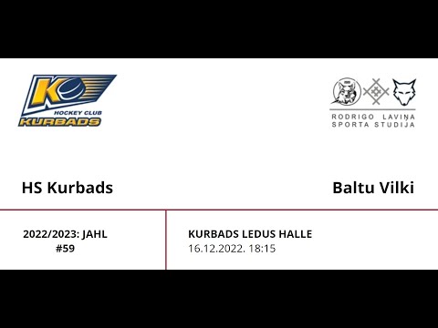 2022/2023: JAHL HS Kurbads - Baltu Vilki/ 16.12.2022.