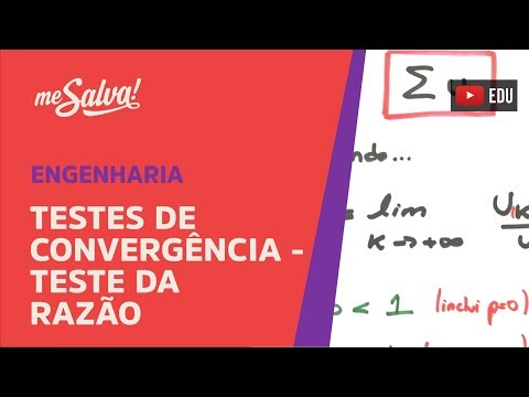Me Salva! SER18 - Testes de convergência - Teste da razão
