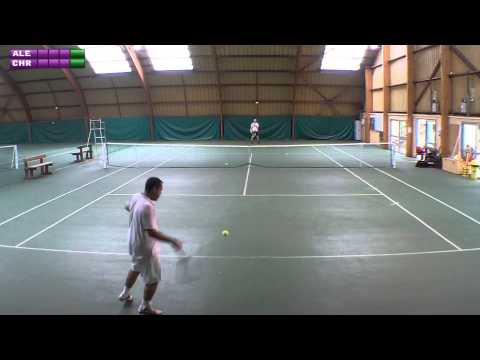 Christophe (5/6) vs Alexandre (~15/1) - Training + Stiebreak - 26/08/2013