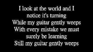 Santana - While My Guitar Gently Weeps lyrics