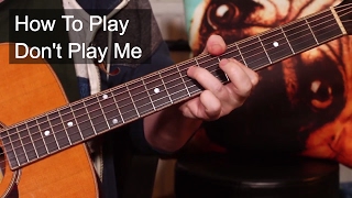 &#39;Don&#39;t Play Me&#39; Prince Guitar Lesson