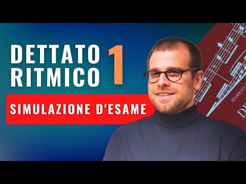 Dettato Ritmico N°1 M. Fulgoni: simulazione d'esame 2026