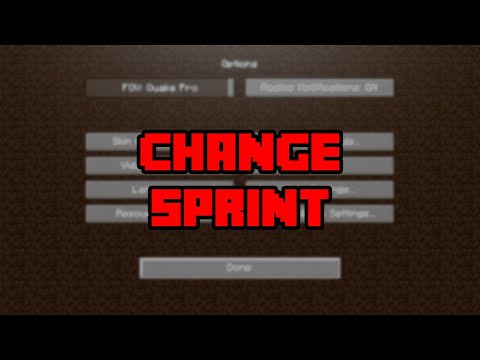 MaxGamer7 - How To Change Sprint To Toggle Or Hold In Minecraft! - How To Switch Sprint To Toggle/Hold!