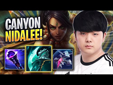 CANYON IS SO CLEAN WITH NIDALEE! - DK Canyon Plays Nidalee JUNGLE vs Lee Sin! | Season 2023