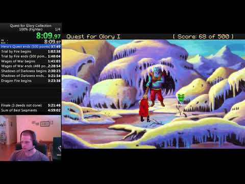 Quest for Glory Collection, Fighter 100% in 4:22:31 by davidtki