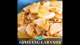 Ginisang Labanos | Filipino Sauteed Radish Recipe