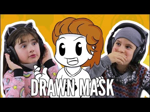 CRIANÇAS REAGEM A DRAWN MASK
