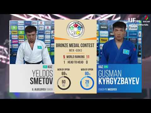 Smetov vs Kyrgyzbayev-  Judo tokyo 2019