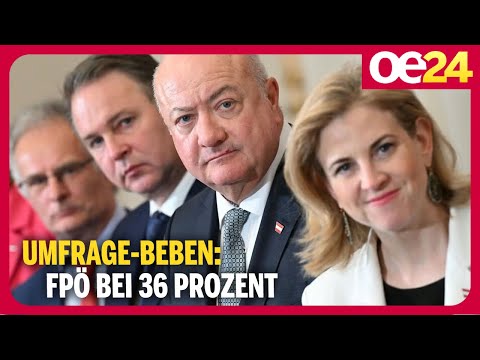 Umfrage-Beben: FPÖ bei 36 Prozent