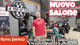 ROYAL ENFIELD NORTH MILAN: NEW SALON. WITH FABIO