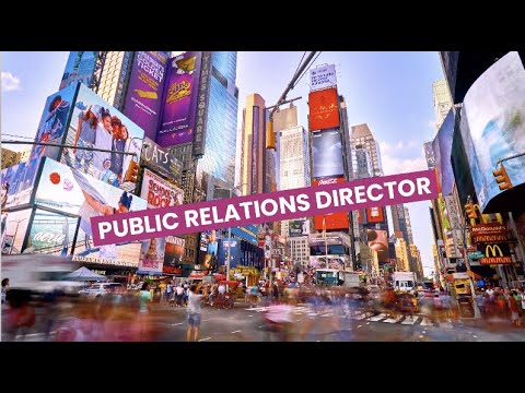 Public relations (PR) director video 2