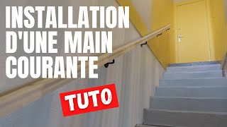 Installation d'une MAIN COURANTE