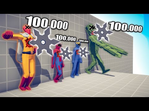 100.000 DAMAGE SENSEI vs UNITS - TABS | Totally Accurate Battle Simulator 2023