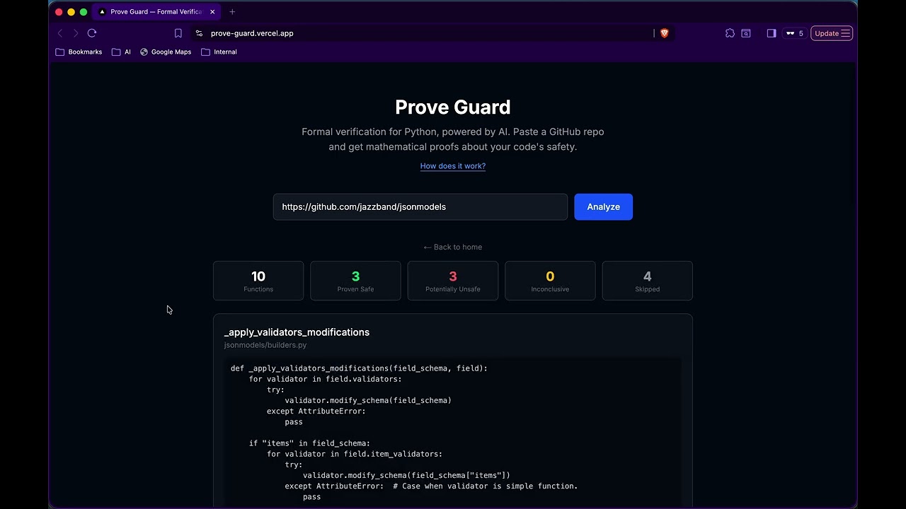 Prove Guar project preview