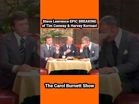 #Steve Lawrence #epic #breaking #timconway & #harveykorman !#funny #funnyvideo #comedy #comedyvideo