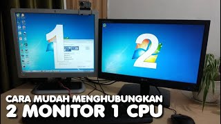 Cara Menghubungkan 2 Monitor dalam 1 PC, Kerja jadi Lebih Mudah