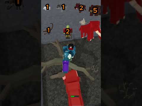 "ALL ANIMALS IN 99 NIGHTS IN THE FOREST VS THE LAZER CANNON"