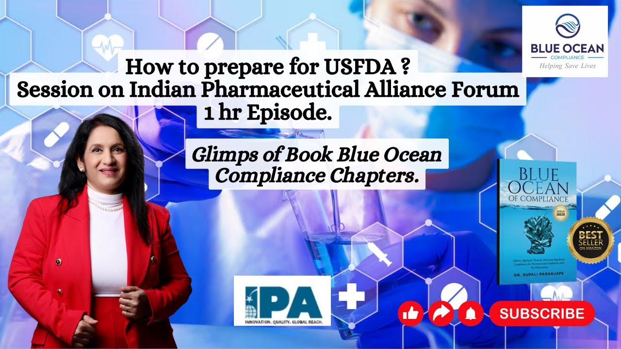 How to prepare for USFDA with _BOC_-IPA Manufacturing and Quality Knowledge-building