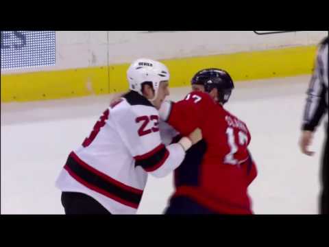 David Clarkson vs Chris Clark Oct 12, 2009