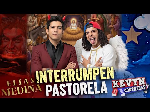 Elias Medina and Kevyn Contreras interrupt the Christmas pageant