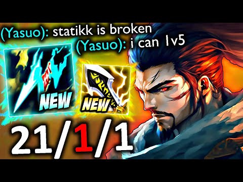 STATIKK SHIV YASUO NEEDS NO TEAM (SEASON 13,5)