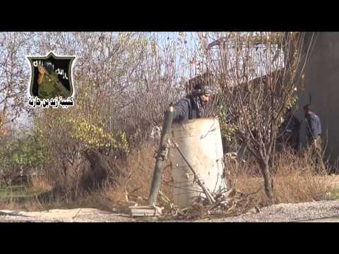 استهداف كتيبة زيد بن حارثة بقذائف الهاون مواقع قوات النظام في الغوطة الشرقية في ريف دمشق