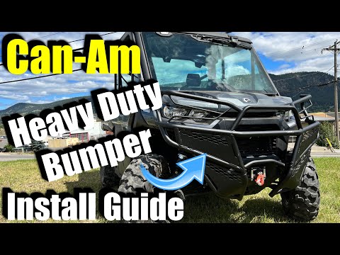 Can-Am Defender Heavy Duty Bumper Install Step-By-Step Guide