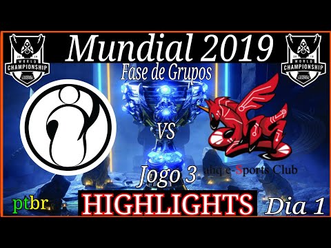 Mundial 2019 Fase de Grupos IG vs AHQ highlights do jogo 3.