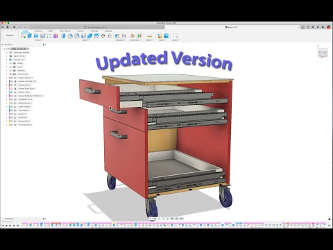 Woodworking with Fusion 360 - Incorporating Drawer Slides