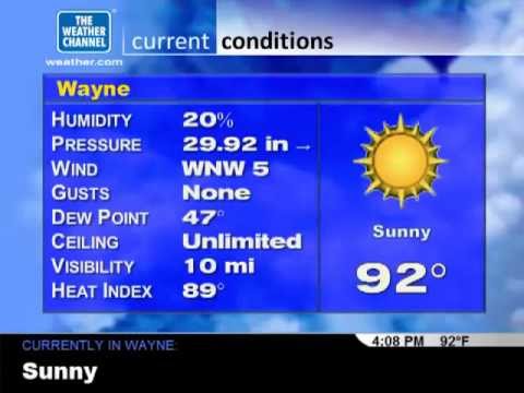 WeatherStar XL Emulated Local Forecast - Wayne, PA - Friday, July 6, 2012