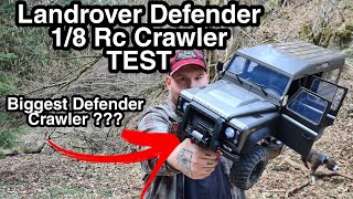 RC FM Electrics Landrover Defender Crawler 1/8 DRIVE TEST