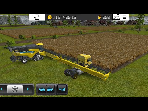 Make A Truck Harvester Header In Fs 16 ! Farming Simulator 16 Harvest Wheats || timelapse #fs16