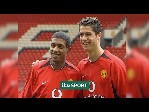 When Cristiano Ronaldo was presented at Old Trafford in 2003 | ITV Sport Archive