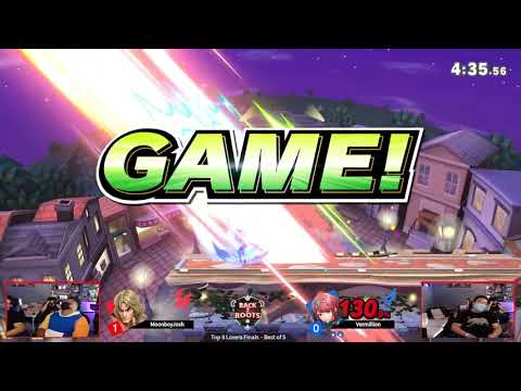 MoonboyJosh vs Vermillion - Top 8 Losers Finals SSBU Singles - Back2Roots 1