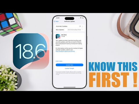 iOS 18.6 - 7 Things TO KNOW Before You UPDATE !